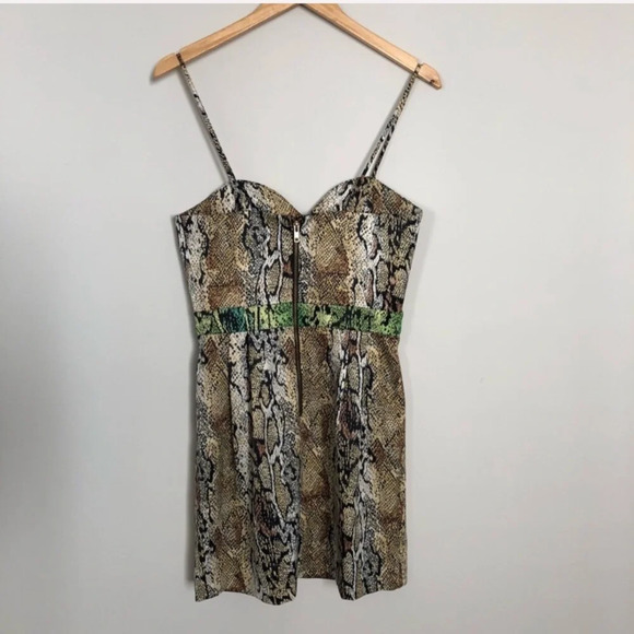 NAVEN Animal Print Heart Shaped Dress Size Medium - Picture 3 of 6